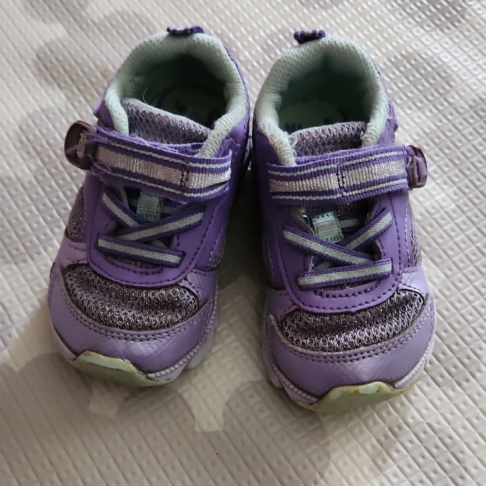 Stride Rite Toddler 5.5c Purple Sneakers